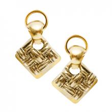 Златни обеци - клипс